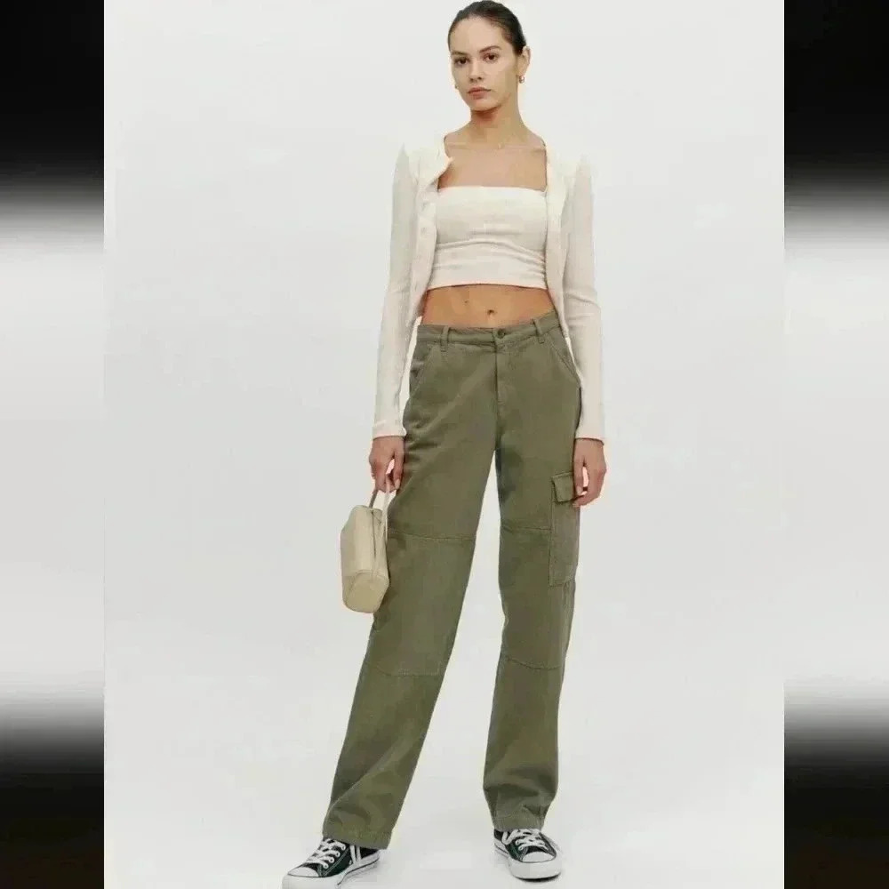 Reformation Bailey High Rise Utility Pant